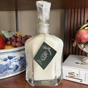 Lady Primrose NEW Celadon Bathing Salts Glass Crystal Decanter 30 OZS